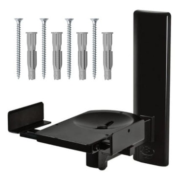 UCHWYT DO GŁOSNIKÓW KOLUMN NAŚCIENNYCH ŚCIENNYCH Z KOŁKAMI KOMPLET WISZĄCE