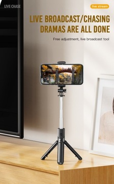 Kij Selfie Stick Statyw na Telefon Uchwyt do Zdjęć