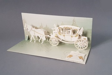 на свадьбу 3D свадебная открытка Свадебный сувенир Подарок