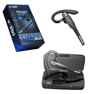 BEZPRZEWODOWA SŁUCHAWKA z MIKROFONEM do Rozmów przez Telefon na kijki