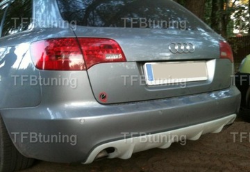 СПОЙЛЕР ДИФФУЗОР AUDI A6 C6 AVANT 05-09 TFB ТЮНИНГ