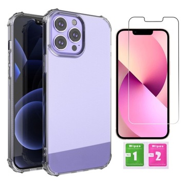 Etui do iPhone 13 Pro Case Anti-Shock + SZKŁO
