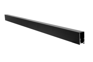 SZYNA MAGNETYCZNA NATYNKOWA 100CM ALUMINIOWA CZARNA