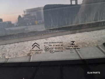 CITROEN C4 PICASSO II SKLO (OKNO) ČELNÍ PŘEDNÍ 2016 LUBLIN ORIGINÁLNÍ SENSOR