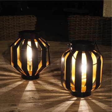 Lampa lampy solarne latarenki LED ogrodowa 2szt