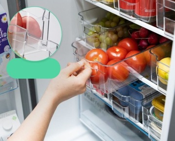 НАБОР КОНТЕЙНЕРОВ-ОРГАНИЗАТОРОВ ДЛЯ ХОЛОДИЛЬНИКА 3X4L BPA Free