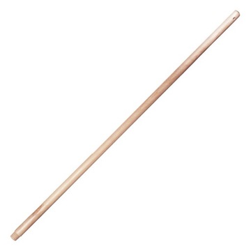 Trzonek do miotły drewniany 130 cm LUX Naturalny trzonek z drzewa bukowego.