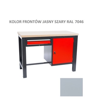 Stół warsztatowy do garażu narzędziowy ślusarski