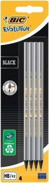 OŁÓWEK BIC EVOLUTION BLACK 4 SZT.