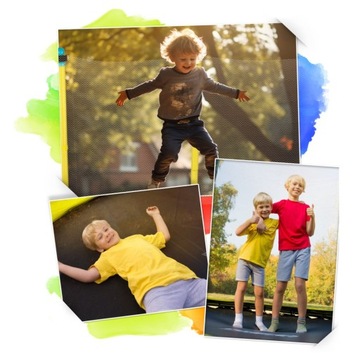 САДОВЫЙ БАТУТ ДЛЯ ДОМА 140 СМ ДЛЯ ДЕТЕЙ С СЕТКОЙ БЕЗОПАСНОСТИ