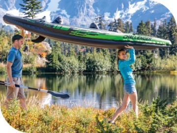 Челленджер 2 2-местный каяк Насос Intex + лопасть 68306 МОДЕЛЬ 2024 г.