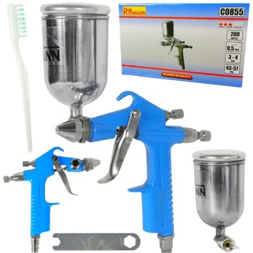 PISTOLET LAKIERNICZY MINI DYSZA 0.5mm DO ZAPRAWEK 200 ml RICHMANN C0855