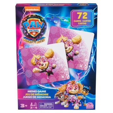 PSI PATROL MEMO SPIN MASTER GAMES NICKELODEON 72 KARTY 3+