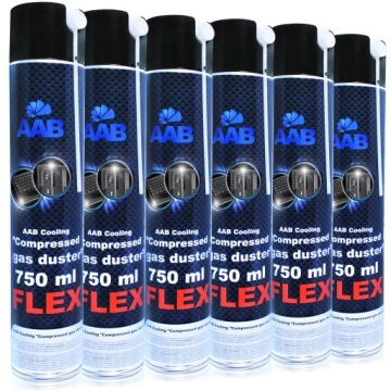 6 x Aabcooling Stlačený Vzduch 750 ml TRUBKA-60 cm
