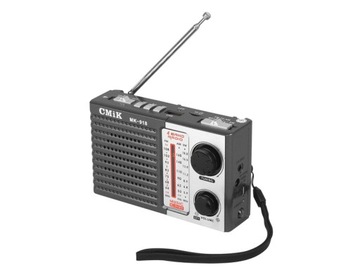 Radio przenośne MK-918 FM,USB,TF,AUX ,panel LED,latarka,3xAA z akumulatorem
