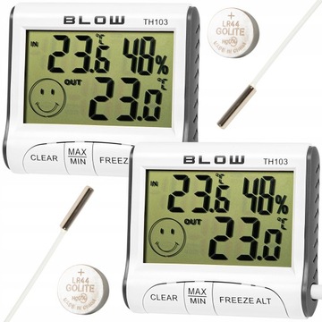 ТЕРМОМЕТР, ГИГРОМЕТР, ИЗМЕРИТЕЛЬ ВЛАЖНОСТИ, ЦИФРОВОЙ 5-в-1