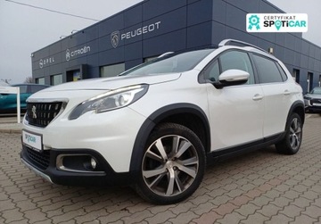 Peugeot 2008 I SUV Facelifting 1.2 PureTech 110KM 2018 Peugeot 2008 232 Allure 110 KM Automat I wl. Serwisowany w ASO GWARANCJA