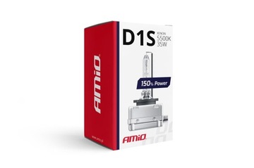 2SZT ŻARNIK XENON AMIO HID D1S 5500K 150% POWER