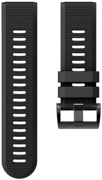 ЧЕРНЫЙ Силиконовый ремешок Garmin FENIX 6X PRO