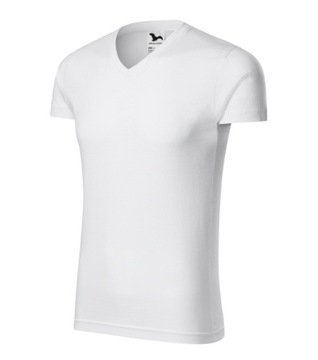 Koszulka męska 3XL Slim Fit V-neck