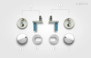 Сиденье для унитаза Roca Hall, сменное A801622004, 50 см