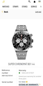 BREITLING SUPER CHRONOMAT B01 44