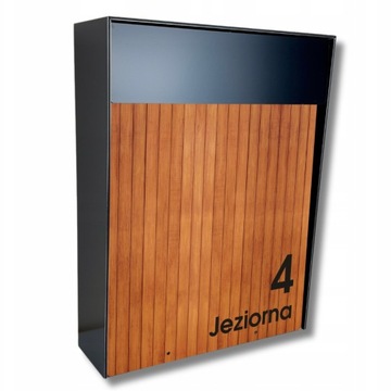 SKRZYNKA NA LISTY Z ADRESEM POCZTOWA Z NUMEREM DOMU DUŻA Cubox v3 - WZORY
