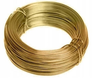 DRUT FLORYSTYCZNY DRUCIK RING 1mm 20m złoty