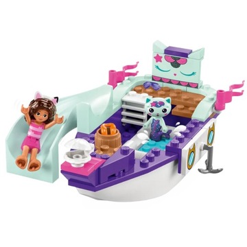 LEGO КОРАБЛЬ И СПА ГАБИ ГАББИ КУКОЛЬНЫЙ ДОМИК КОШКА ДОМ ЛОДКА НАБОР «РУСАЛКА»