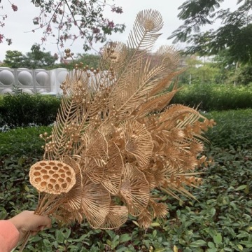 Декоративная веточка LAWIE EYE золото ADJUSTMENT 100 см