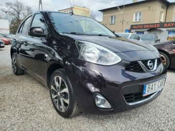 Nissan Micra IV Hatchback 5d Facelifting 1.2 80KM 2014 Nissan Micra 1.2 80 KM Bogata Wersja 100% Przebieg, zdjęcie 4