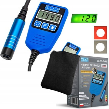 MIERNIK GRUBOŚCI LAKIERU CZUJNIK TESTER DX-13-S-AL do STALI i ALUMINIUM