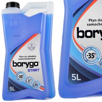 BORYGO Start Płyn do chłodnic -35'C niebieski 5L