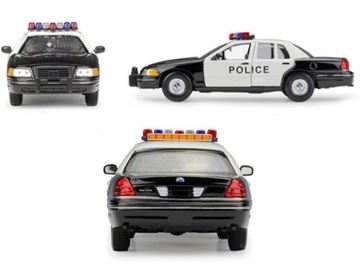 МОДЕЛЬ FORD CROWN VICTORIA POLICE МЕТАЛЛ ВЕЛЛИ 1:24