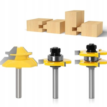 ШПОНКОФРЕЗЫ, 3 ШТ, ДИАМЕТР 8 ММ, НАБОР