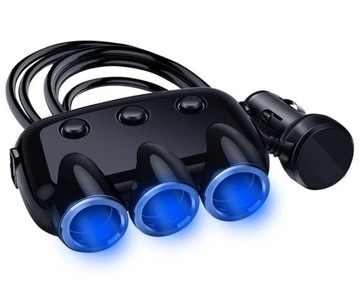 ROZDZIELACZ GNIAZDA ZAPALNICZKI ŁADOWARKA USB 3,1A