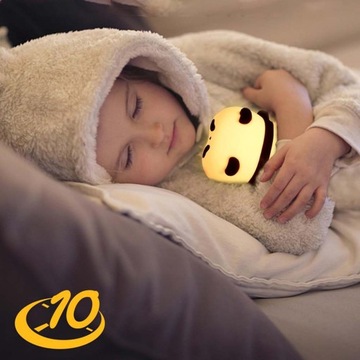 СВЕТОДИОДНАЯ НОЧНИЦА PANDA СИЛИКОНОВАЯ НАСТОЛЬНАЯ ЛАМПА С СЕНСОРНЫМ USB-УПРАВЛЕНИЕМ