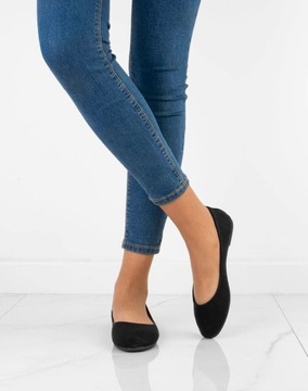 6631 ЧЕРНЫЕ КЛАССИЧЕСКИЕ БАЛЕТКИ ЖЕНСКИЕ 40