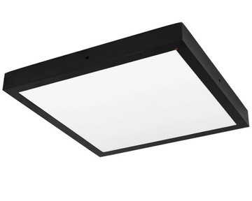 Накладная светодиодная панель 36Вт Черный 40x40 см Потолочный светильник SuperLED