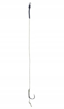 ZESTAW 2X PRZYPONY KARPIOWE Z WŁOSEM hak 4+SIATKA PVA TUBA 37mmx5m+IGŁA