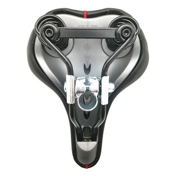 *Седло MONTE GRAPPA VELA UNISEX, ЧЕРНОЕ, ТВЕРДОЕ