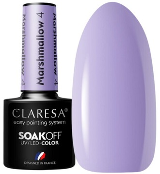 CLARESA LAKIER HYBRYDOWY MARSHMALLOW 4 FIOLETOWY