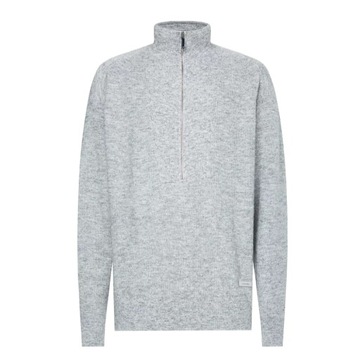 -50% CALVIN KLEIN SWETER MĘSKI HALF SZARY L