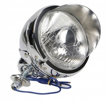 ХРОМИРОВАННАЯ СВЕТОВАЯ ЛАМПА 4,5 ДЮЙМА С ЦАПКОМ