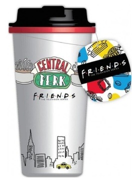 Kubek Podróżny zakręcany FRIENDS PRZYJACIELE PERK Oryginalna Licencja
