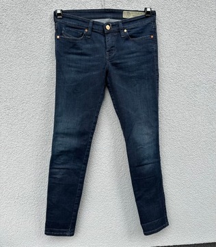 Diesel Skinzee-low W27 L30 stylowe spodnie jeansowe damskie