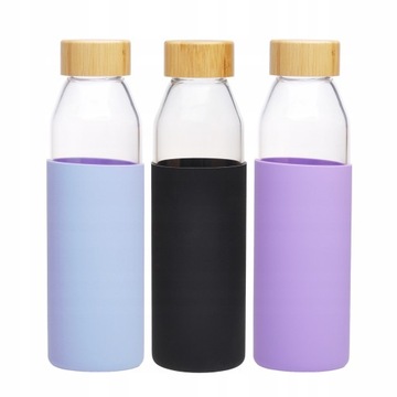 СТЕКЛЯННАЯ БУТЫЛКА ДЛЯ ПУТЕШЕСТВИЯ БУТЫЛКА ДЛЯ ВОДЫ НАПИТКИ ПРОТЕЧНАЯ КАМИЛЛА