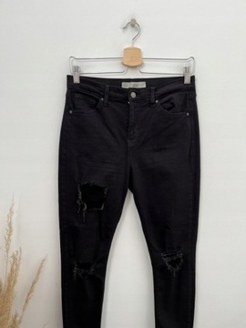 Topshop jamie spodnie jeans rurki DZIURY 30