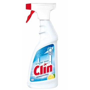 Clin Windows & Glass – Płyn do mycia szyb i okien, cytrynowy – 500 ml