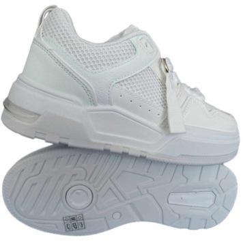 Damskie Buty Sneakersy Sportowe Adidasy Seastar na Platformie Białe r. 40